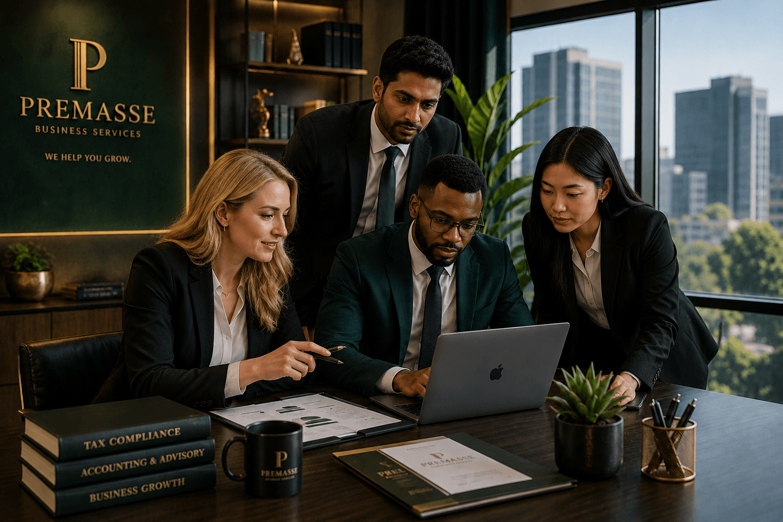 African business professionals